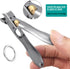 SGNEKOO Wide Jaw Opening Nail Clippers with Diamond Nail File Set, Safety Gear Lock Large for Hard/Thick Toenail,Heavy Duty Fingernail Cutter Trim...
