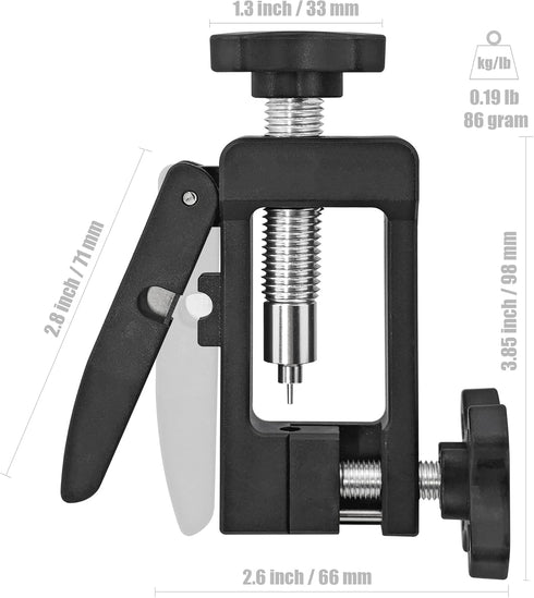 2 in 1 Designed Needle Driver Insertion Tool with Hydraulic Hose Cutter for Bicycle MTB Road Bike Olive Banjo Fitting Insert Installation,Extra Th...