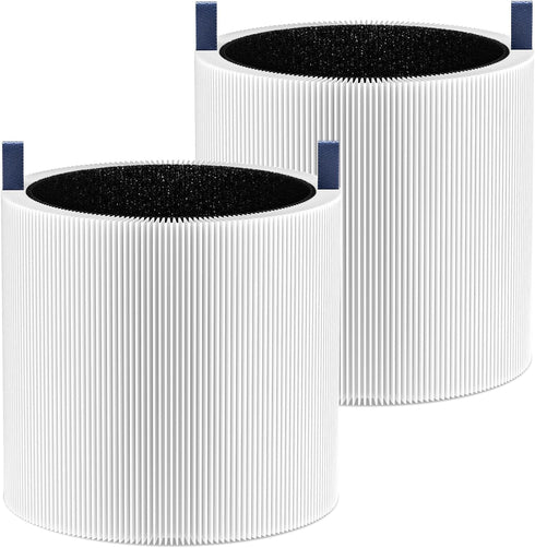 2 Pack Mimi Max Air Filter Replacement, Filter Compatible with BLUEAIR Blue Pure Mini Max Air Purifier, True HEPA H13 Filter +Activated Filter...