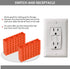Switch and Receptacle Spacer Outlet Spacers for Electrical Box, 100pcs Electrical Outlet Spacers Shims Socket Electrical Box Extender Outlet Space...