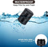 Pill Box 2 Times a Day - Metal Pill Container, Portable Daily 2 Compartment Pill Case, Waterproof Travel Aluminum Pill Holder for Fish Oils, Vitam...