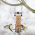 MIXXIDEA Wild Bird Feeders for Outdoors Hanging 2 Pack Stainless Steel Tube Bird Feeder Squirrel Proof, Finch Feeder for Garden Backyard Decoratio...