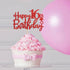 Red Glitter Happy 16th Birthday Cake Topper - Sixteen Sign Cake Topper - Cheers to 16 Years Party Supplies - 16th Birthday Party Decorations...