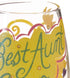 Lolita Best Aunt Ever Artisan Painted Wine Glass Gift...