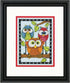 Dimensions 70-65159 Owl Trio Counted Cross Stitch Kit, 5" x 7", Blue...