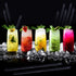 Aboat 120 Pieces 7.3 Inch Plastic Round Top Swizzle Sticks, Crystal...