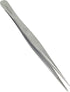 Stainless Steel High Precision Forceps with Fine Strong Straight Serrated Point to use Engineer Labware for Scientific Use 6" (15.2 cm), (6 Inch)...