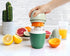 Hand Juicer - Citrus Juicer with Lemon Shape - Hand Lemon Juicer with Two Press Options for Different Fruits (Green)...