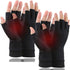 2 Pairs Copper Arthritis Gloves, Fingerless Compression Gloves for Men and Women, Pain Relief and Healing for Arthritis Hand, Carpal Tunnel, Typin...