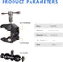 Cool Dual Ball head Magic Arm Adapter Camera Clamp Mount Super Clamp with 1/4 and 3/8 Thread, for DSLR Camera Rig, LED Light, Flash Light, Action ...