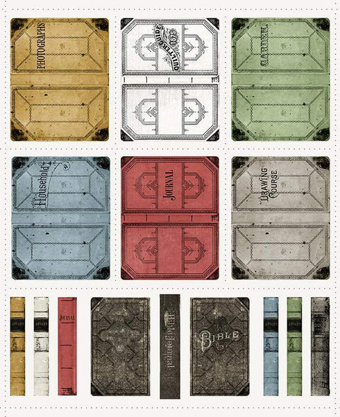 Riley Blake’s Assortment of Premium Quilting Fabric Panels, Perfect for Quilting, Apparel, DIY Crafting, and Home Decor (Art Journal Book Cover Ca...