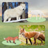 Wildlife Wolf Model Set 9PCS Arctic Wolf, King Siberian Wolf, Green Wolf Party Favors Toys for Boys Girls Kids, MQ20240124YSDW-2...