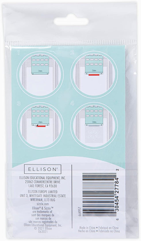 Sizzix Stamp Craft Accessory | Universal Stencil Converters 10PK | 664957 Tools, 10 Count (Pack of 1), Mulitcolour...