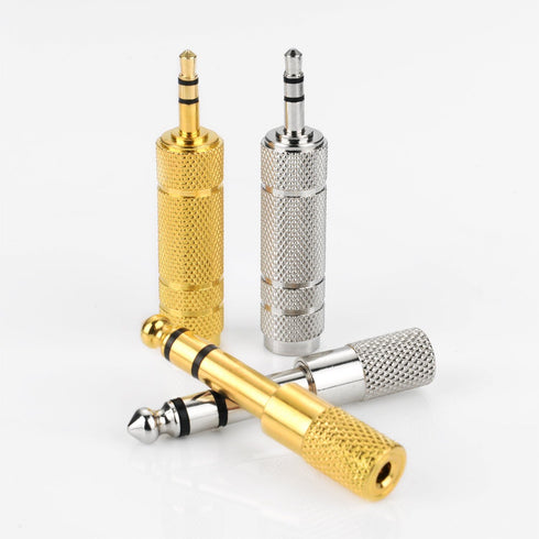 EBOOT 4-Piece Headphone Adapter Set, 6.35mm Male to 3.5mm Female, Metal Construction, 360 Degree Grip Treads...