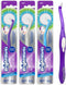 BrightWorks Manual End Tuft Brush, Cleans Difficult Areas Such as Around Crowns, Bridges, implants and Wider Gaps Between Teeth (Pack of 3)...