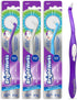 BrightWorks Manual End Tuft Brush, Cleans Difficult Areas Such as Around Crowns, Bridges, implants and Wider Gaps Between Teeth (Pack of 3)...