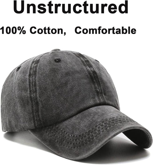 Baseball Cap Golf Dad Hat Adjustable Original Classic Low Profile Cotton Hat Unconstructed Plain Cap Men Women...