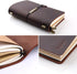 Robrasim Leather Journal Refillable Travelers Notebook, Antique Handmade Leather Writing Diary Notepad, Travel Journal Notebook for Men & Women, M...