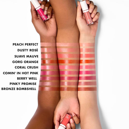 e.l.f. Camo Liquid Blush, Long-lasting Liquid Blush For High-pigment Color, Creates A Soft, Dewy Finish, Vegan & Cruelty-free, Dusty Rosé...