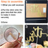 ALISSAR Glitter Double Sided Gold Gender Reveal Cake Topper, It's a Cake Topper for Boy or Girl Baby Reveal Party Decorations(Double Sided Gold)...