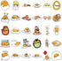 CHVISO 60PCS Japanese Lazy Egg Kawaii Stickers - Vinyl Waterproof Stickers for Kids, Teens, Adults - Laptop, Water Bottles, Skateboard, Guitar...