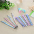 Mechanical Pencils 0.9mm 8pcs with 8 Tubes of Pencil Refills 0.9mm and 4pcs Erasers 1pc Stationery Bag...