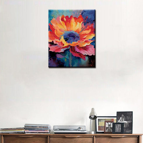 Aihonmin Sacred Peony flower Paint by Number for Adult, Graffiti Painting by Number Kits On Canvas?DIY Oil Painting Acrylic Paints Painting,living...