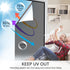 HIDBEA One Way Window Film, Daytime Privacy Sun Blocking Reflective Window Film No Glue Static Cling Heat Control Window Tinting Film for Home and...