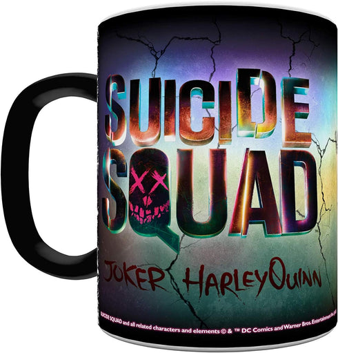 Morphing Mugs Suicide Squad The Joker and Harley Quinn Heat Reveal Ceramic Coffee Mug - 11 Ounce...