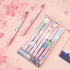 6 Pcs Gel Ink Pens Cartoon Retractable Pens Cute Animal Pen 0.5mm Ballpoint Pen Office School Supplies for Girls (Sakura)...