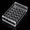 2 Pack Acrylic Test Tube Rack, 24Wells, for 5/9“ OD Tube (13 ±0.1mm?MAX for 14mm) Centrifuge Tube Holder for Labortory Holder Lab Test Tube Transp...