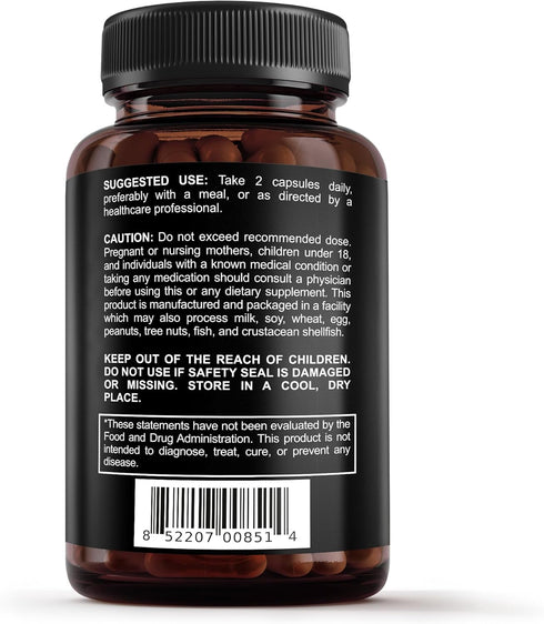 Premium Sciatic Nerve Support Formula – Sciatic Nerve Supplement with Benfotaimine, Alpha Lipoic Acid (ALA) & Meriva Turmeric Curcumin – Supports ...