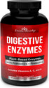 Digestive Enzymes with Probiotics & Prebiotics - Digestive Enzyme Supplements w Lipase, Amylase, Bromelain - Support a Healthy Digestive Tract for...