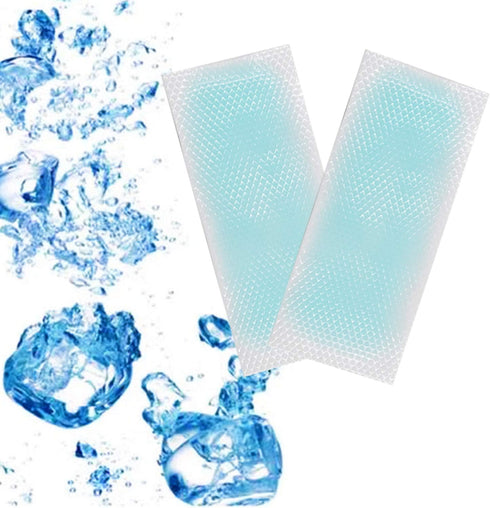 20 Sheets Fever Cooling Gel Patches, Cooling Forehead Strips Cooling Gel Sheet for Dog Foot Baby Kids Children Adult Relieve Headache, Toothache P...