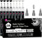 Acrylic Paint Pens,8 Pack 4 Black and 4 White Paint Markers, Paint Pens for Rock Painting Stone Ceramic Glass Wood Plastic Glass Metal Canvas,Draw...