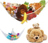 Yuhoo Toy Hammock, Stuffed Animal Storage Hammock, Stuffed Animal Net with Hanging Hooks, Plush Toy Hanging Organizer, Fordable Corner Sling Organ...