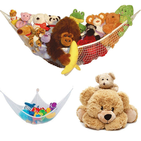 Toy Hammock, Storage Hammock Toy Organizer,Ultralight Large Storage Net for Teddy Bears, Balls, Toys, Linen Storage and Gear (1.4*1*1M)...