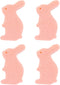 4 Pieces Rabbit Shape Kitchen Cleaning Sponge Double-Sided Multi-Use Scrub Sponge Dish Sponge for Heavy Duty Scouring Pads Kitchen Furniture Dish ...