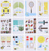 3D Printer Drawing Paper,SHONCO Design Paper Molds for 3D Drawing Paper Models for Practice 20pcs...