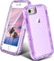 ORIbox iPhone 7/8/SE 2022 Compatible Case, Crystal Purple, Heavy Duty Shockproof Clear Case with Camera Protector...