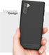 ENCASED Galaxy Note 10 Case (Thin Armor) Slim Flexible Grip Phone Cover (Samsung Note 10) Black (Note 10)...