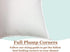 Pillowflex Premium Polyester Throw Pillow Insert - 20x20 - Ultra Soft Small Square Throw Pillow, Couch Sham, Lumbar, Back, Sofa - Machine Washable...