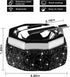 Ashtray,Stainless Steel Ashtray with Lid Bling Crystal Diamonds,Cigarette Ashtray for Indoor or Outdoor Use,Ash Holder for Smokers,Desktop Smoking...