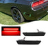 GTINTHEBOX 2PCS Smoked Lens Red LED Rear Bumper Side Marker Lights Lamps Replacement Kit for 2008-2014 Dodge Challenger & 2011-2014 Dodge Charger...