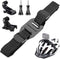 Vented Helmet Strap Mount, Adjustable Bike Helmet Strap Head Belt Holder Compatible with Insta360 One X2 X R, Gopro Hero Series, DJI OSMO Action C...