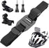 Vented Helmet Strap Mount, Adjustable Bike Helmet Strap Head Belt Holder Compatible with Insta360 One X2 X R, Gopro Hero Series, DJI OSMO Action C...