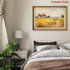 JCSMHVLA Natural Rustic Wall Art Spring Landscape Prints Country Wildflower Landscape Painting Spring Flower Farmhouse Landscape Canvas Wall Art C...