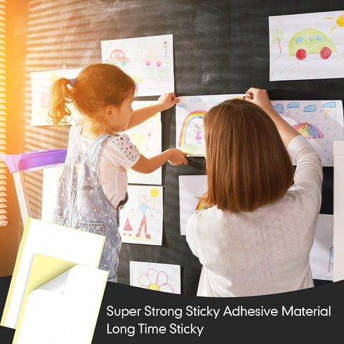 20 Pcs Double Sided Adhesive Sheets Double Sided Tape Sheets Clear Strong Sticky Tape Decorative Craft Tape Adhesive Paper Sheets for DIY Art Craf...