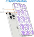 Phone Case Purple Roller Monkey Compatible with iPhone 13 Case Accessories Rabbit Print Shock Scratch 3D Waterproof Transparent...