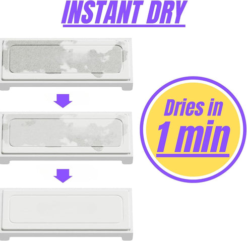 DryingNeat Sink Organizer, Instant Dry Sink Caddy Organizers, Kitchen Sponge Soap Holder Dispenser, Countertop Fast Drying Counter Tray Rack (Bamb...